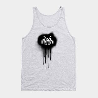 Invader Graffiti Tank Top